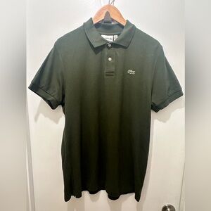 Lacoste Green Short Sleeve Polo Shirt Size 6 Men’s Large